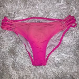 pink bathing suit bottoms, PINK